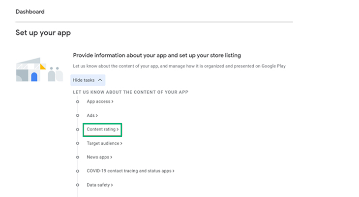 Set Up Your App Content Rating