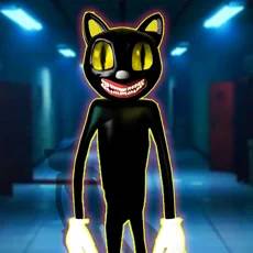 Scary Cartoon Cat Horror Tow‪n