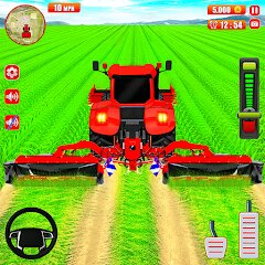 Real Tractor Driving Sim Games 